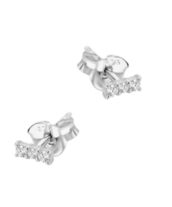 Twilight Shine Silver Stud Earring STS-6845